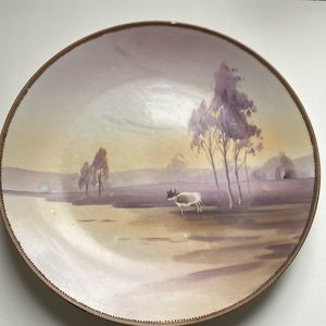 Hand painted Nippon/Japan 10 inch plate